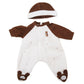 Soft and Loveable 20" Realistic Doll Clothes with Booties - Set of 3