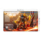 Mlikemat New DTCG Duel Playmat Digimon Wargreymon Anime Trading Card Game Mat Pad + Free Mat Bag