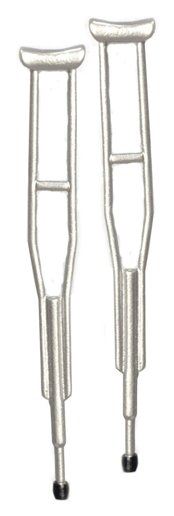 Town Square Miniatures Dollhouse Miniature 1:12 Scale Pair of Crutches