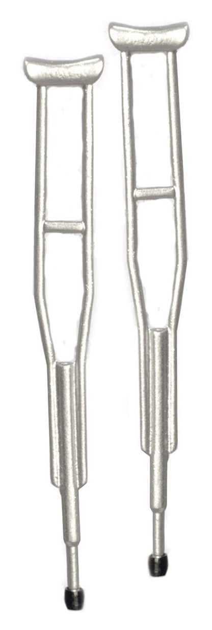 Town Square Miniatures Dollhouse Miniature 1:12 Scale Pair of Crutches