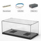 Mould King Clear Display Case with LED Lights for Mould King Speed Champions Cars, Suits MK 27013 27014 or Other Brand's Cars with The Same Size