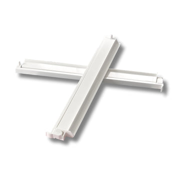 Acrylic White Mahjong Tile Pusher Racks (Set of 4) - White Color(18.5 Inches Long)