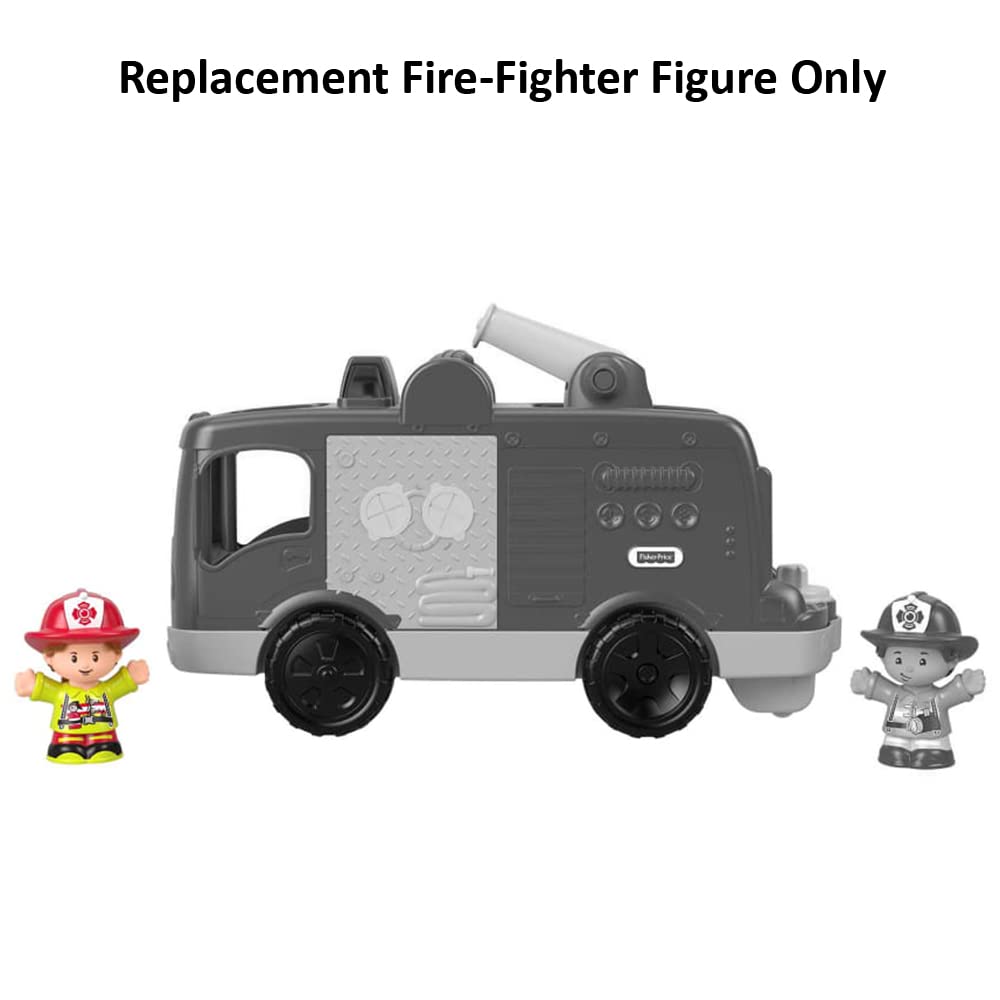 Replacement Part for Fisher-Price Little People Helping Others Firetruck Playset - FMN98 ~ Replacement Fire-Fighter Figure