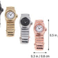 4Pcs/Set Miniature Watch Set Dollhouse, 1:12 Scale, Mini Crafts Dollhouse, DIY Accessories Decorations