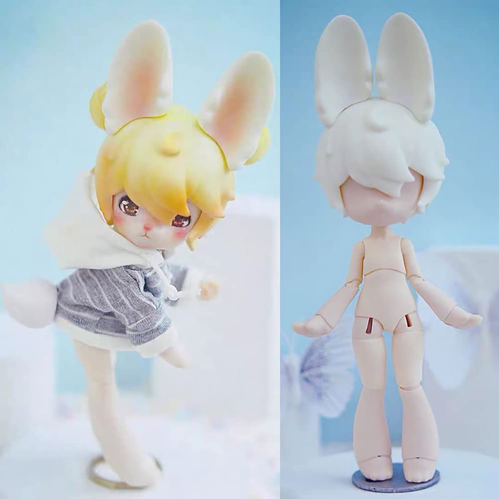 New UFDoll Special Animal Form Action Figure Doll Head Replacement Body (White Skin)