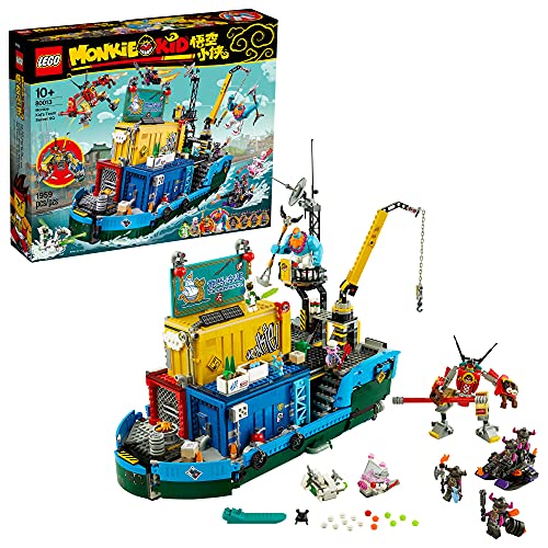 LEGO Monkie Kid: Monkie Kid’s Team Secret HQ 80013 Building Kit (1,959 Pieces) Amazon Exclusive