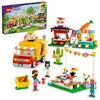LEGO Friends Street Food Market 41701; New Food-Play Building Kit Promotes Imaginative Play; Includes Emma and Kitten Toy; Birthday Gift for Kids Aged