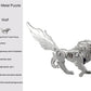 3D Metal Model Kits, Mechanical Wolf 3D Metal Puzzle,Steel Animal Series DIY Brain Teasers Simple 3D Puzzles Home Decor Art Craft Gifts Toys for Adult