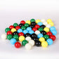 Laviesto Game Replacement Marbles Balls,60pcs 9/16inch Acrylic Balls for Chinese Checkers,Aggravation Game,Marble Run,Marble Games(6 Colors)