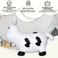 White Cow Bounce & Ride-on Inflatable Hopper Toddler Toy with Pump