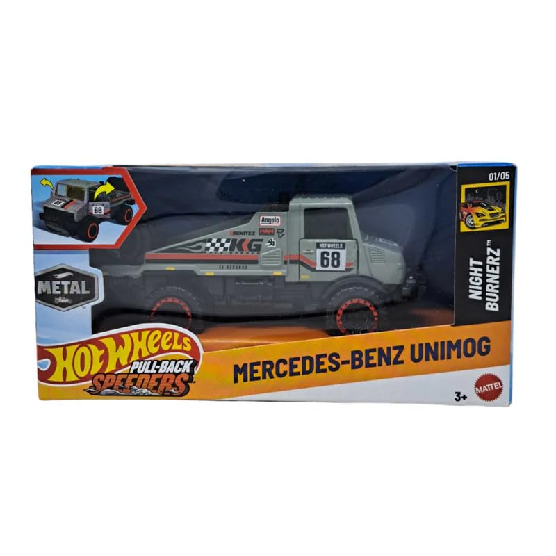 Hot Wheels Pull-Back Speeders Mercedes-Benz Unimog