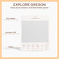 Reach International Outfitters Oregon Adventure Bucket List: 50 Scratch-Off Cards for Outdoor Activities, Tourist Attractions, and Road Trips