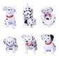 6pcs Mini Dog Figure Cake Toppers, Fairy Garden Miniature Dog Figurines Fairy Garden Miniature Moss Landscape DIY Terrarium Crafts Ornament(Dalmatian)