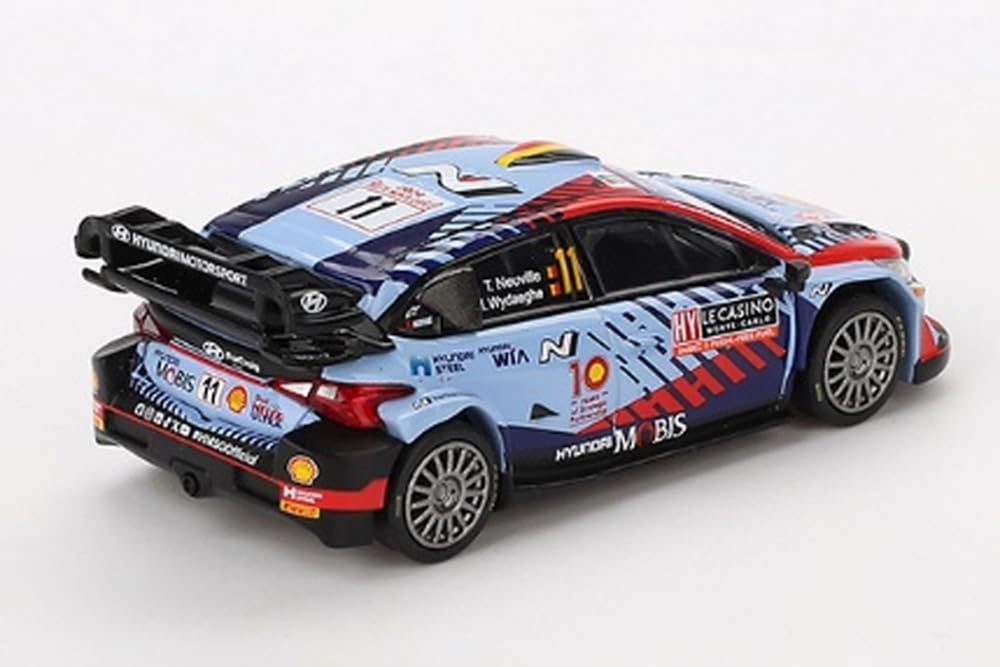 MINI GT 1/64 i20 N 1 Monte Carlo 2024 Winner #11 (Left Handle) Finished Product MGT00871-BL