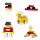 WEBRICK 300 Pcs Classic Building Bricks, Black Bulk Bricks,Compatible with Lego and Major Brands Parts and Pieces, Creative Building Block Toys