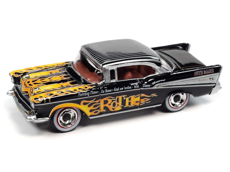 Auto World Premuim - Johnny Lightning Collector Club Car 1957 Chevy Bel Air Ed Roth (JLCC008)