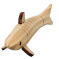 Crafters Square Wooden Wiggle Animals to Paint and Play: Snake, Salamander, Shark and Fish (4 Animals)