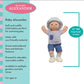 Madame Alexander 12" Baby Alex Cloth Doll, Dark Skin Tone