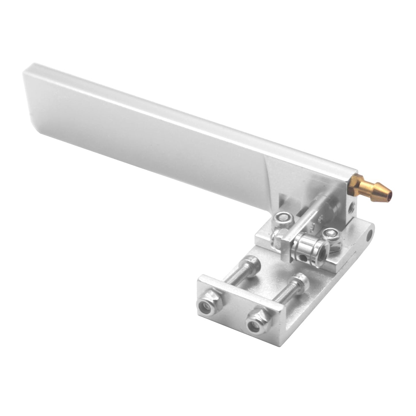 Vgoohobby Aluminum Alloy RC Boat Rudder with Water Pickup Suction Absorbing Steering Compatible with Electric Gas Power Remote Control RC Model Boat