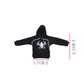 YHNNH 1/12 Scale Figure Clothes Men's Coat, 6-inch Men's Action Figure Doll Printed Hoodie (Black)