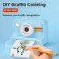 Instant Camera, Selfie Kids with 1080P Videos, Holiday Birthday Gifts for Kids Age 3-12, Toddler Portable Travel Print Digital Camera Toy for Boys