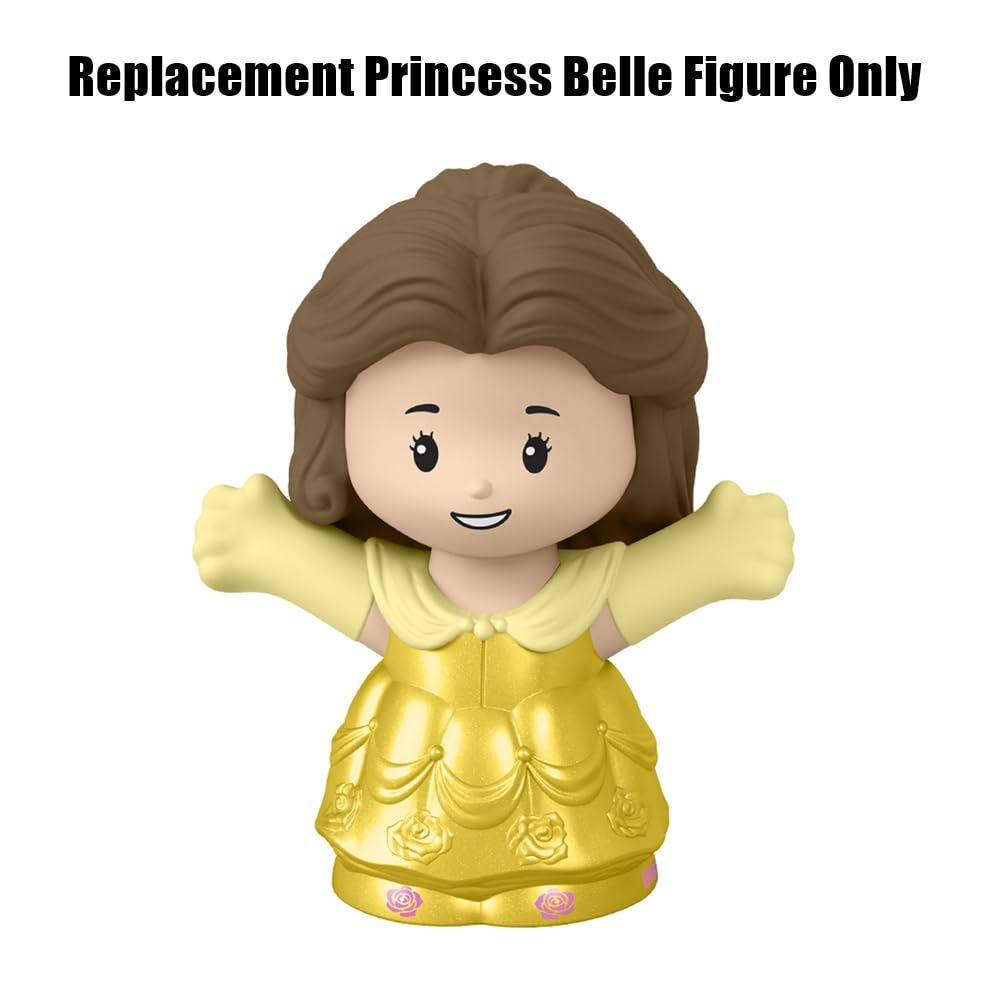 Replacement Part for Fisher-Price Little-People Princess Playset - HPL23 ~ Replacement Princess Belle Figure ~ Inspired by Disney Beauty and The Beast