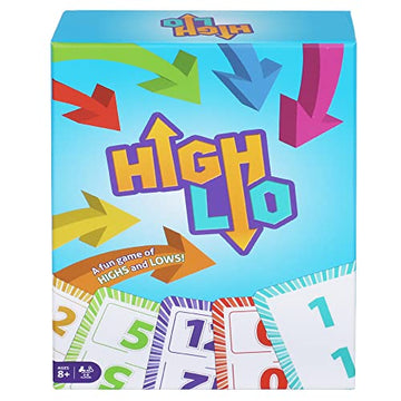 Point Games High-Lo Card Games for Families, Adults & Kids, Family Game Night Fun of Highs & Lows for All Ages, Durable Playing Cards, 2-8 Players