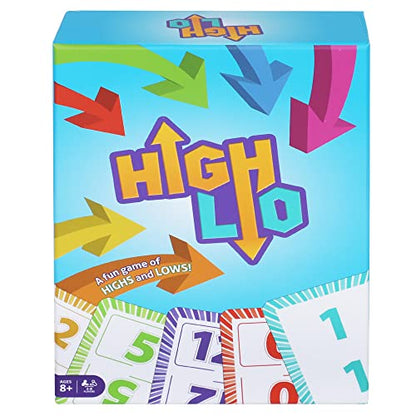 Point Games High-Lo Card Games for Families, Adults & Kids, Family Game Night Fun of Highs & Lows for All Ages, Durable Playing Cards, 2-8 Players