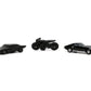 Jada Toys The Batman 1.65" Scale Nano Hollywood Rides: Batmobile, Batcycle, Chevy Corvette Die-Cast Vehicles (32043)
