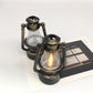 Bronze Miniature Oil Lantern, Retro Style Accessory, Hurricane Kerosene Lamp Model, Scene Decoration Ornament