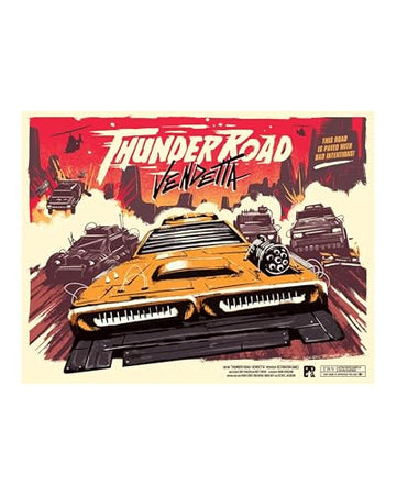 Restoration Games Thunder Road Vendetta - Racing and Strategy Board Game for Adults - Post-Apocalyptic Demolition Derby Racing Game - 2-4 Players