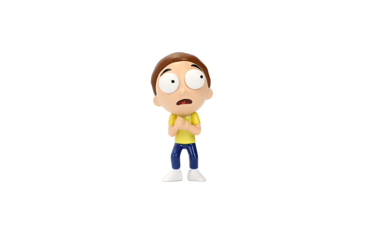 Jada Rick and Morty Metalfigs 4-Pack Collectible Die-Cast Figures 2.5-Inch Scale - Rick, Morty, Meeseeks, Pickle Rick Toys
