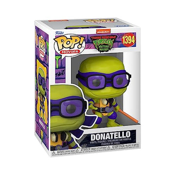 Funko POP! Movies: Teenage Mutant Ninja Turtles (TMNT) Donatello - Collectable Vinyl Figure - Gift Idea - Official Merchandise - for Kids & Adults