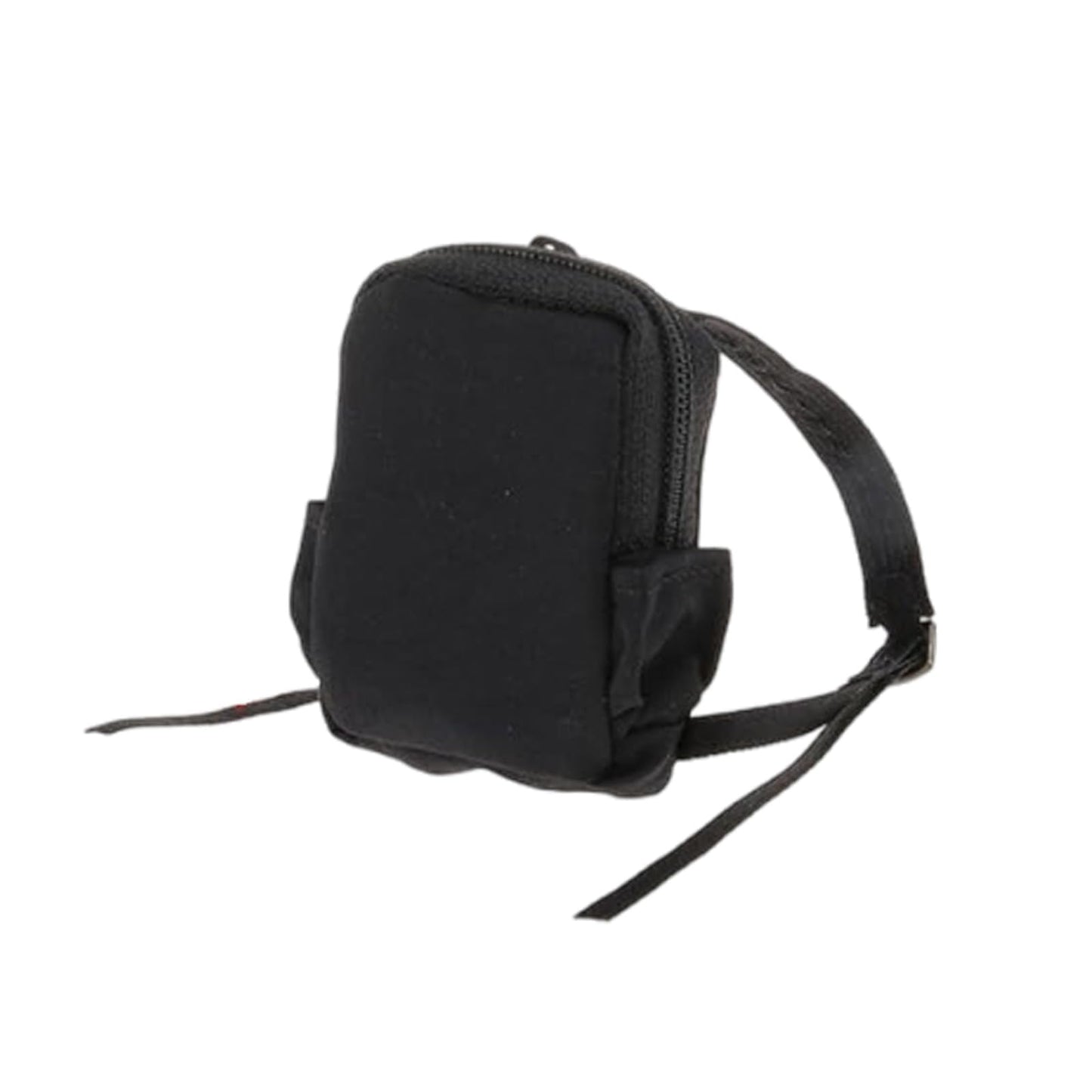 1:12 Action Figure Bag,Doll Accessories,Miniature Model/Scene Decoration Dress up,Mini Backpack for 6 inch Action Figure. (Black Backpack)