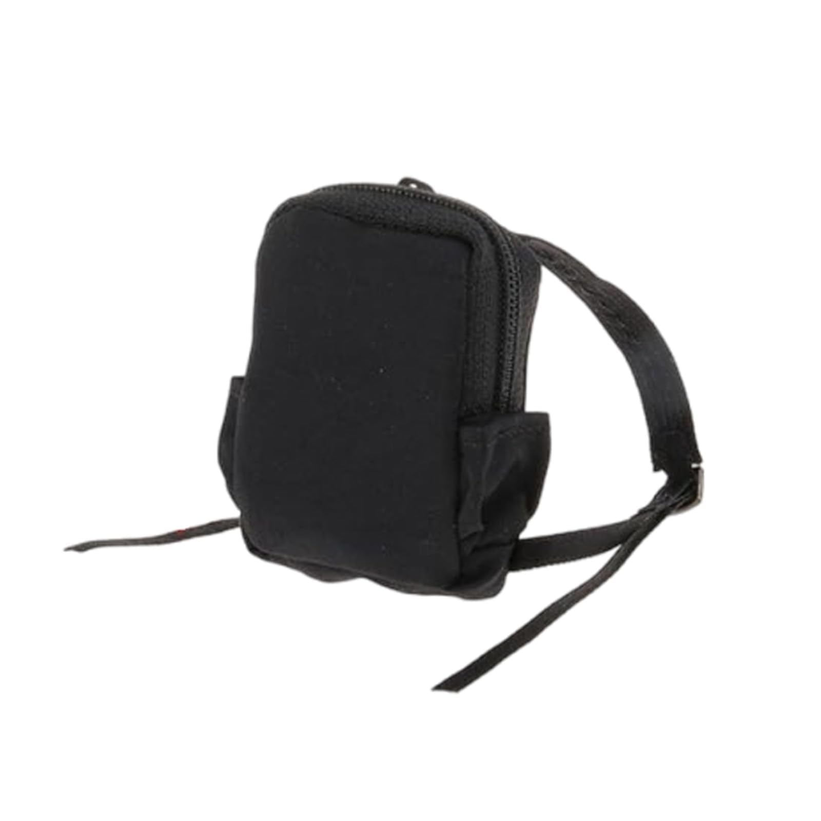 1:12 Action Figure Bag,Doll Accessories,Miniature Model/Scene Decoration Dress up,Mini Backpack for 6 inch Action Figure. (Black Backpack)