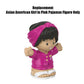 Replacement Part for Fisher-Price Little People Sleepover Fun Playset - HGP68 ~ Inspired by Barbie You Can Be Anything Dollhouse Series ~ Asian