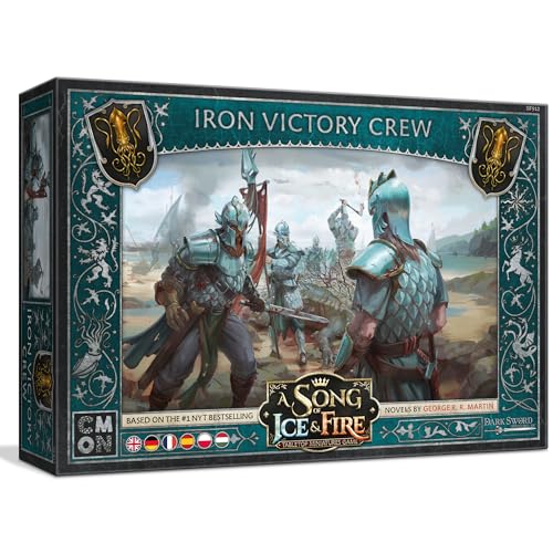 A Song of Ice and Fire Tabletop Miniatures Iron Victory Crew Unit Box (Multilingual Edition) Strategy Game for Adults, Ages 14+, 2+ Players, 45-60