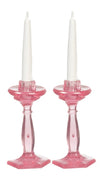 Chrysnbon Melody Jane Dollhouse Cranberry Candlesticks Miniature Accessory