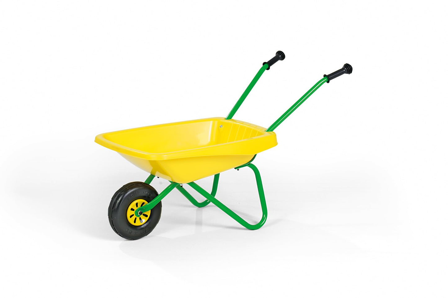 ROLLY TOYS | Strong Wheelbarrow with Metal Frame | 270873,Yellow,77 cm × 37 cm × 47 cm
