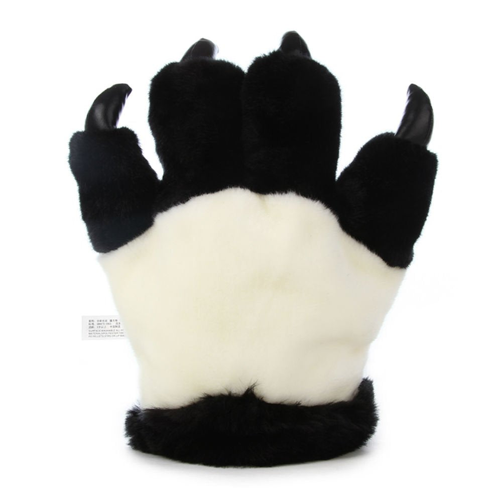 1 Pairs Cute Lifelike Panda Gloves Panda Paws Winter Warm Gloves