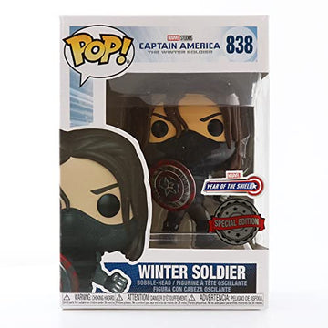 Funko Pop! Marvel: Year of The Shield - The Winter Soldier, Amazon Exclusive
