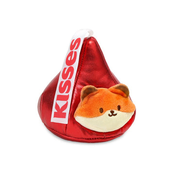 Anirollz Stuffed Animal Plush Toy - Official Hershey Kisses Chocolate Toy Blanket Outfitz Doll | Soft, Squishy, Warm, Cute, Comfort, Safe | Pillow