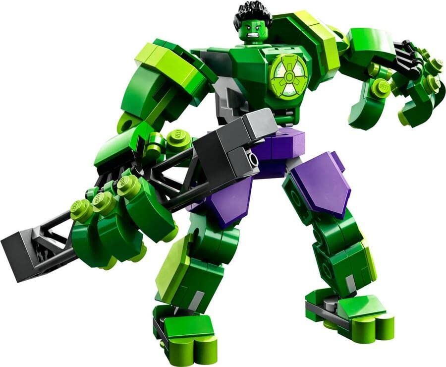 LEGO Marvel Hulk Mech Armor 76241, Avengers Action Figure Set, Collectable Super Hero Buildable Toys for Boys and Girls Ages 6 Plus, Gift Idea