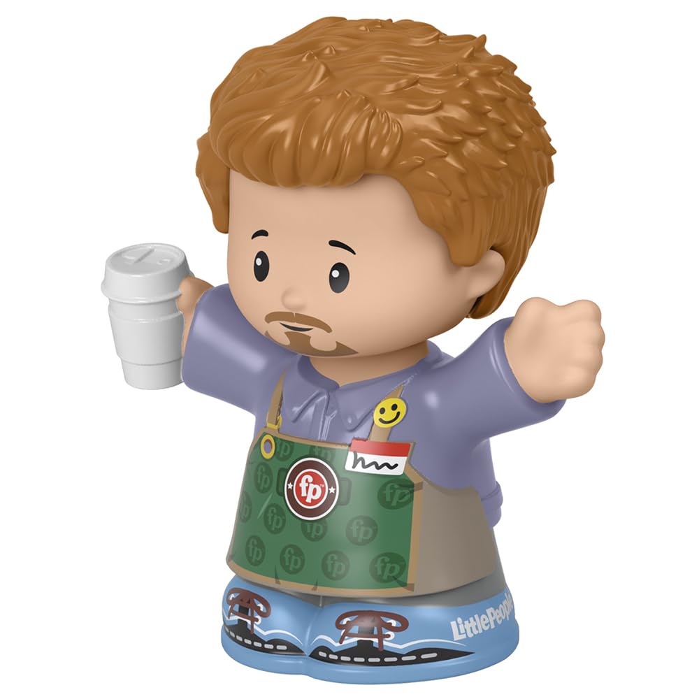 Replacement Part for Fisher-Price Little People Barista and Customer Playset HBW63 - Replacement Barista Figure