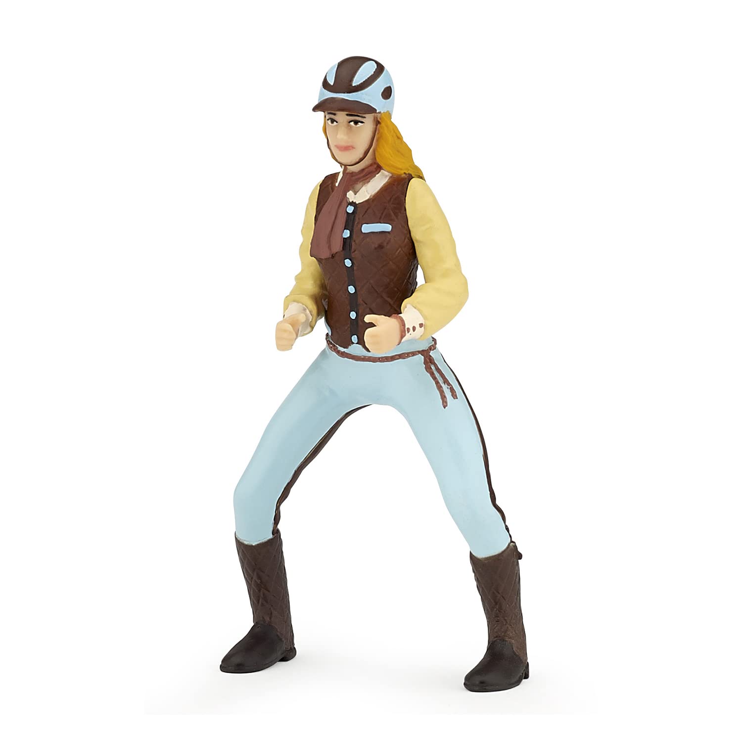 Papo "Riding Woman Fashion Figure, Blue
