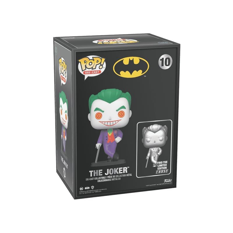 Funko Pop! Die-Cast: DC Comics - The Joker *Chase Possible Shop Exclusive, 74301