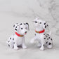 Lynkaye Mini Dog Figures,Resin Dollhouse Animal Figure for Dashboard Decorations,Office Home Desk Decorations,Car Ornament Interior Decors Rearview