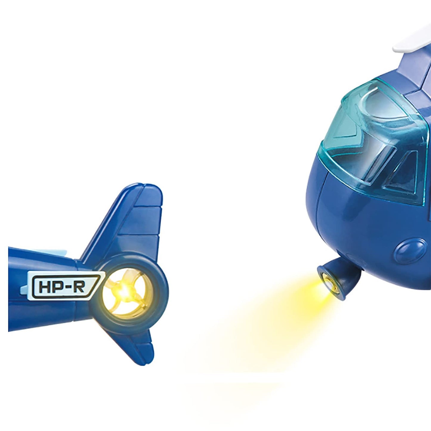 OMGTOY Military Helicopter, Airforce Airplane Toy with Hanging Basket Lights and Sounds for Kids(Blue)