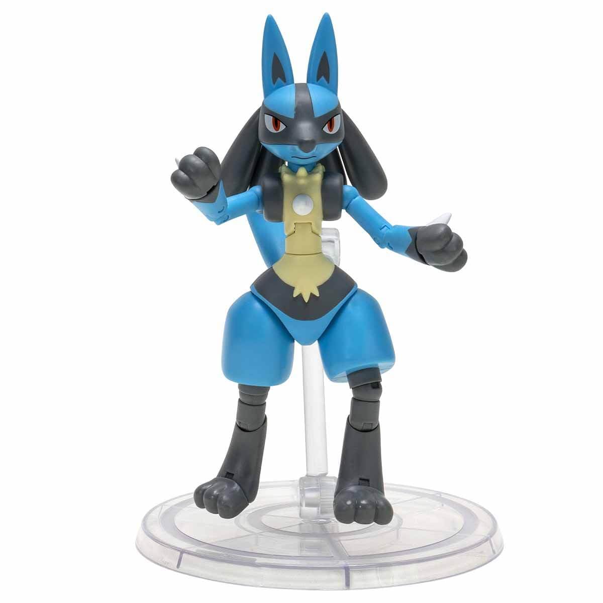 Pokémon Select Lucario - 6-Inch Super-Articulated Figure with Over 15 Points of Articulation