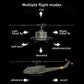 Keetopteep C032 UH-1 Huey RC Helicopter for Adults - 1/48 Scale 2.4G 6CH Flybarless Remote Control Helicopter, 3D Stunt Flight & High-Precision RC
